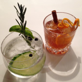 gin tonic en old fashioned