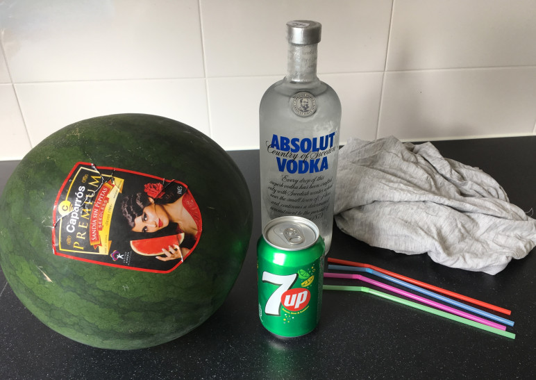 watermeloen vodka ingredienten